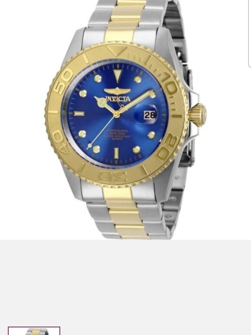 Invicta Pro Diver with Blue Dial